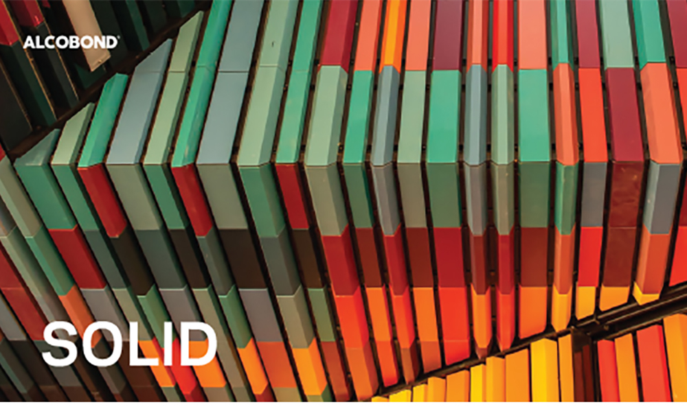 Solid Alcobond aluminum composite panels